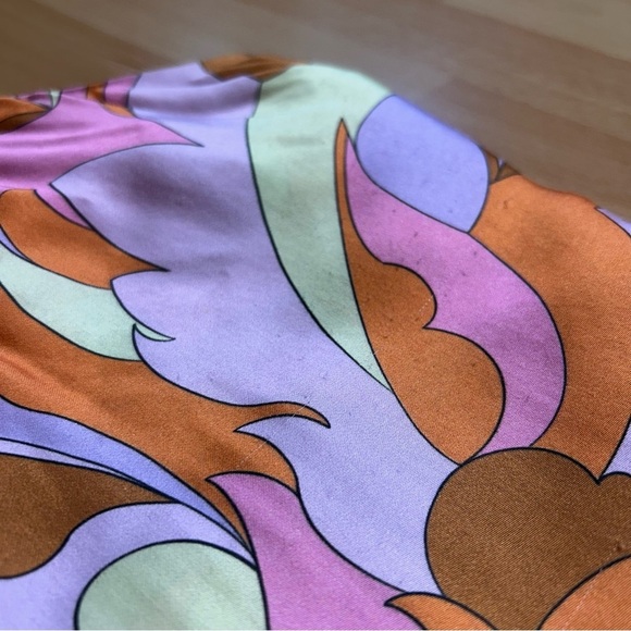 Anthropologie Delfi Collective Halter Fringe Maxi Dress Medium Retro Event - Picture 14 of 16